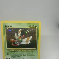 Pokemon Yanma Neo Discovery Holo Rare Unlimited 17/75 60HP English - Image 3