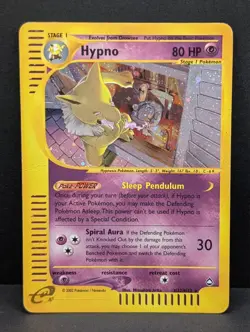 Hypno H12/H32 Aquapolis Holo Ultra Rare Pokemon TCG Nintendo e-reader HP - Image 1