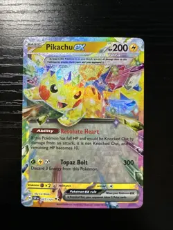 Pokemon TCG English Pikachu EX Surging Sparks #57/191 - Image 1