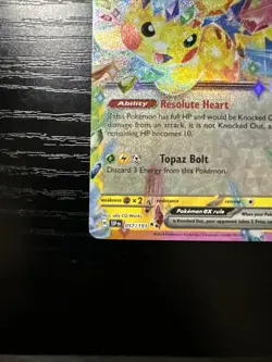 Pokemon TCG English Pikachu EX Surging Sparks #57/191 - Image 5