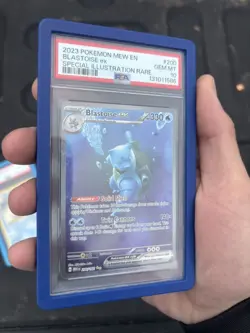 2023 POKEMON MEW EN-151 SPECIAL ILLUSTRATION RARE #200 BLASTOISE EX PSA 10 - Image 4