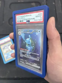 2023 POKEMON MEW EN-151 SPECIAL ILLUSTRATION RARE #200 BLASTOISE EX PSA 10 - Image 5