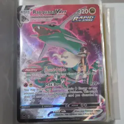 Pokemon Rayquaza VMAX Full Art Holo Ultra Rare TG20/TG30 Silver Tempest - Image 1