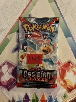 VERY HEAVY! 22.36Gram Obsidian Flames Pokemon TCG Factory Sealed Booster Pack!!! - Image 2