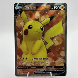 Pikachu V (Full Art) 157/172 Swsh09: Brilliant Stars Holo Mint Pokemon TCG - Image 1