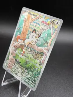Meowth 106/94 Illustration Rare ME02: Phantasmal Flames Pokemon TCG NM - Image 2