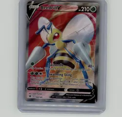 2022 Pokemon SWSH Astral Radiance Beedrill V #160/189 - Image 1