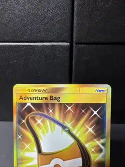 Pokemon TCG Adventure Bag Secret 228/214 Sm-Lost Thunder Holo Gold Trainer M/NM - Image 3