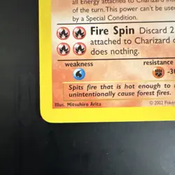 Pokemon TCG Charizard 3/110 Deck Exclusives Rare Stage 2 120 HP 2002 Arita - Image 5