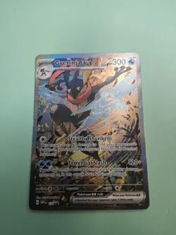 Pokemon SVP EN-SV BLACK STAR PROMO #132 GRENINJA EX NM - Image 1