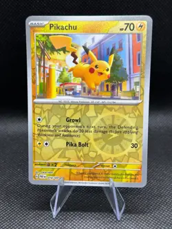 Pokemon Paldean Fates 018/091 Pikachu *COSMOS HOLO* Costco EXCLUSIVE - Image 4