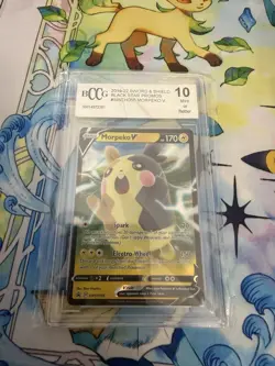 Pokemon TCG Morpeko V Promo Holo SWSH: Sword & Shield SWSH056 BCCG 10 - Image 1