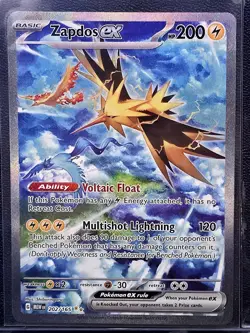 Zapdos ex 202/165 Pokemon 151 Sv: Scarlet & Violet Special Illustration Rare (C) - Image 1