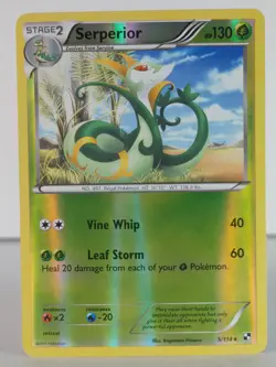 Serperior - Black & White - singles - 5/114 - Pokemon TCG - Reverse Holo - Rare - Image 1