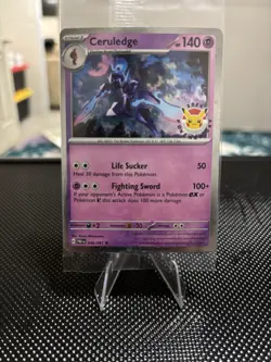 Ceruledge 040/091 Pokemon Day 2024 Stamped Promo Sealed Pokemon Best Buy TCG New - Image 1
