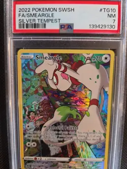 SMEARGLE (2022) POKEMON SWSH- SILVER TEMPEST # TG10 - PSA NM 7 - Image 5