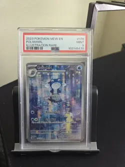 2023 Pokemon TCG Poliwhirl Illistration Rare #176 Graded PSA 9 - Image 1