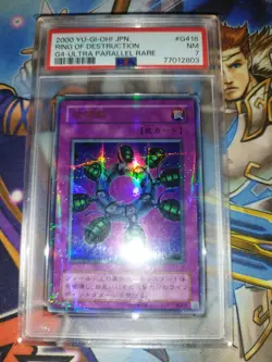 YU-GI-OH! Ring of Destruction G4-18 Ultra Parallel PSA 7 Game boy promo 2000 OCG - Image 1