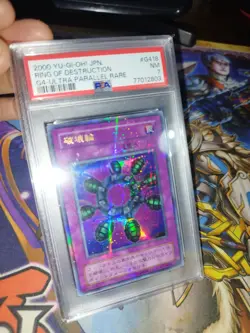 YU-GI-OH! Ring of Destruction G4-18 Ultra Parallel PSA 7 Game boy promo 2000 OCG - Image 2