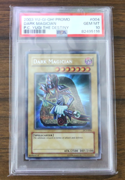 Yugioh - Dark Magician - PCY-004 - Power of Chaos: Yugi the Destiny - PSA - Image 1