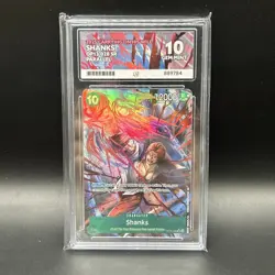 Shanks #OP13-028 SR 2025 One Piece Carrying On His Will ACE 10 - Image 1