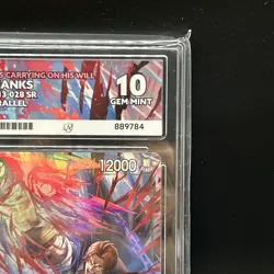 Shanks #OP13-028 SR 2025 One Piece Carrying On His Will ACE 10 - Image 3