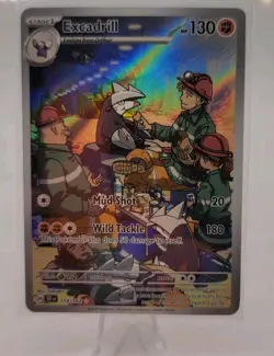 Excadrill 174/162 Sv05: Temporal Forces Illustration Rare Pokemon TCG Card NM - Image 1