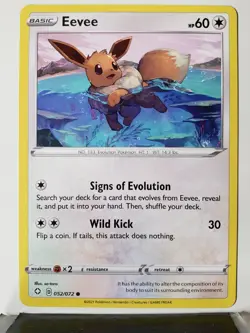 Eevee 052/072 NM - Shining Fates Pokemon Card - $2 Combined Shipping - Image 1
