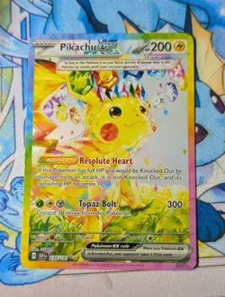 Pikachu EX Sir Surging Sparks #238/191 Pokemon TCG Near Mint PACK FRESH NM Card! - Image 1