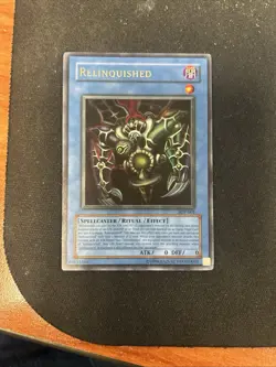 Yugioh! Relinquished SDP-001 Ultra Rare Unlimited LP Yu-Gi-Oh! Card Holo - Image 1