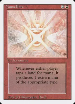 MTG Magic the Gathering Mana Flare (164/306) Revised Edition NM - Image 1