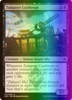 MTG Magic the Gathering Zulaport Cutthroat (117/267) Masters 25 LP FOIL - Image 1