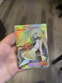 Pokemon Lusamine Full Art Holo Card 110/111 Sm-Crimson Invasion - Image 3