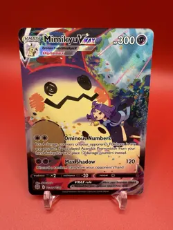 Pokemon TCG Mimikyu VMAX TG17/TG30 Brilliant Stars Trainer Gallery Holo NM - Image 1