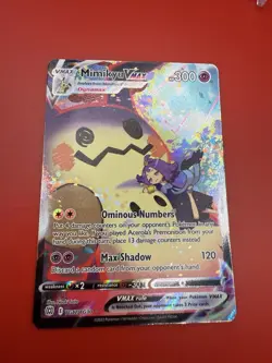 Pokemon TCG Mimikyu VMAX TG17/TG30 Brilliant Stars Trainer Gallery Holo NM - Image 3