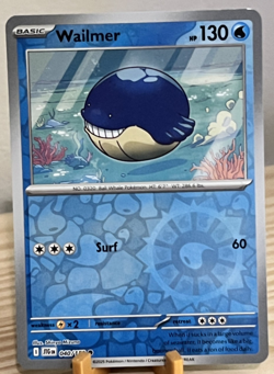 Pokemon Wailmer 040/159 Reverse Holo Journey Together NM - Image 1