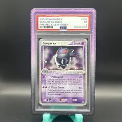 2004 POKEMON EX GENGAR EX -HOLO FIRE RED & LEAF GREEN #108. PSA 1 - Image 1