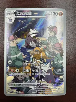 Excadrill 174/162 Temporal Forces Illustration Rare Pokemon TCG Card NM - Image 1