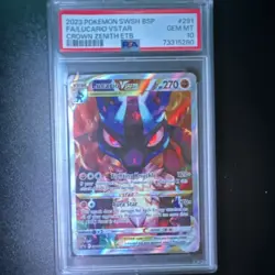 Pokemon Lucario VSTAR SWSH291 Sword & Shield Promo Full Art Holo PSA 10 2023 - Image 1