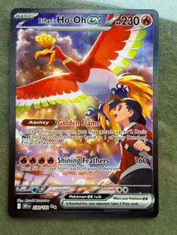 Ethan's Ho-Oh ex 230/182 Sv10: Destined Rivals Holo Pokemon NM - Image 1
