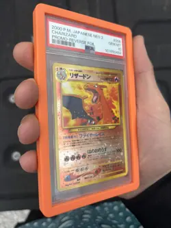 DOUBLE SWIRL 2000 POKEMON JPN NEO 2 PROMO REVERSE FOIL #006 CHARIZARD PSA 10 - Image 4