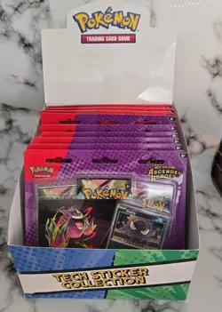 Pokemon Ascended Heroes Tech Sticker Collection Display Case Lot Of 9 - Image 2