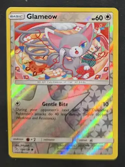 Glameow 108/156 Pokemon Ultra Prism Common Reverse Holo - Image 1