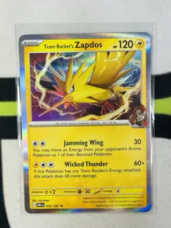 Destined Rivals - Team Rocket's Zapdos - 070/182 - Holo Rare - English Pokemon - Image 1