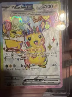 Pikachu EX 219/191 SV08 Surging Sparks Ultra Rare Pokemon TCG NM - Image 4