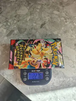 HEAVY! 22.76g Pokemon TCG Ascended Heroes Booster Pack (SEALED) god packU - Image 1