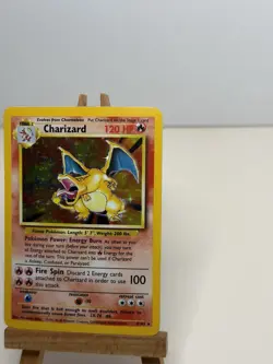 Pokemon Charizard 4/102 Base Set Holo Rare 1999 - Image 2