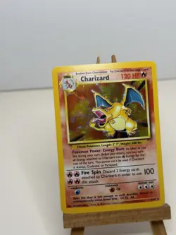 Pokemon Charizard 4/102 Base Set Holo Rare 1999 - Image 3