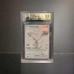 2025 POKEMON WHITE FLARE BW RARE HOLO #173/086 RESHIRAM EX BGS 9.5 - Image 1
