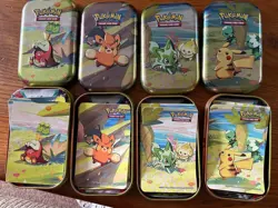 Pokemon Scarlet & Violet Paldea Friends Mini Tins Display Case, read description - Image 4